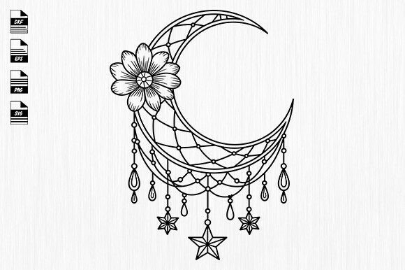 Boho Svg,Floral Moon: A Designer's Real-World Embroidery Review
