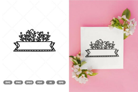 Floral Banner SVG Clipart: A Designer's Review