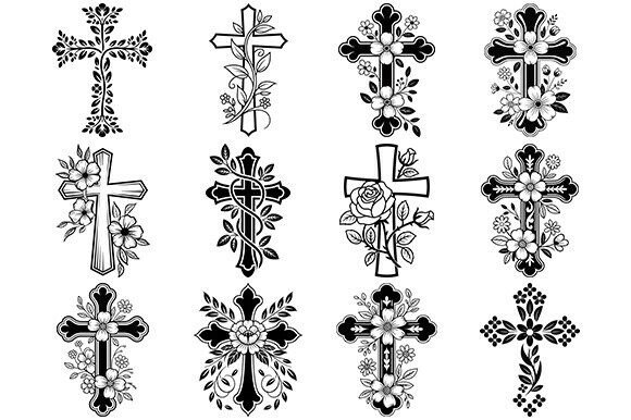 Floral Cross Svg,Christian Flower Bundle Review