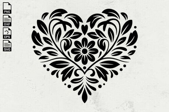 Floral Heart SVG, Heart Wreath Svg: A Designer's Review