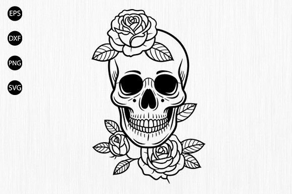 Floral Skull Svg, Gothic Skull Svg: A Designer's Review