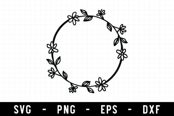 Floral Wreath Svg, Circle Frame Svg: A Designer's Review