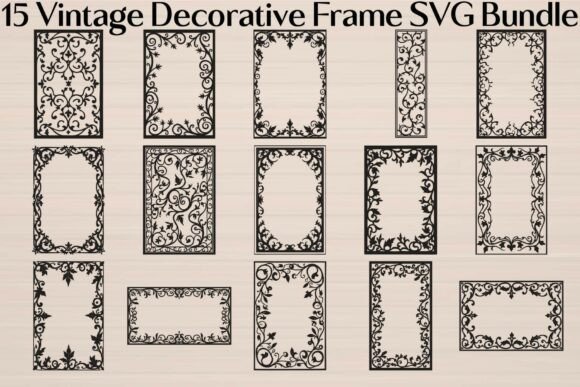 Vintage Floral Border SVG Bundle Review